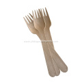 Disposable wooden eating utensils